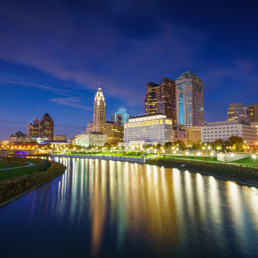 The view of downtown Columbus Ohio Skyline - Sectors banner