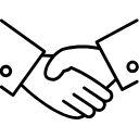 Icon shake hand