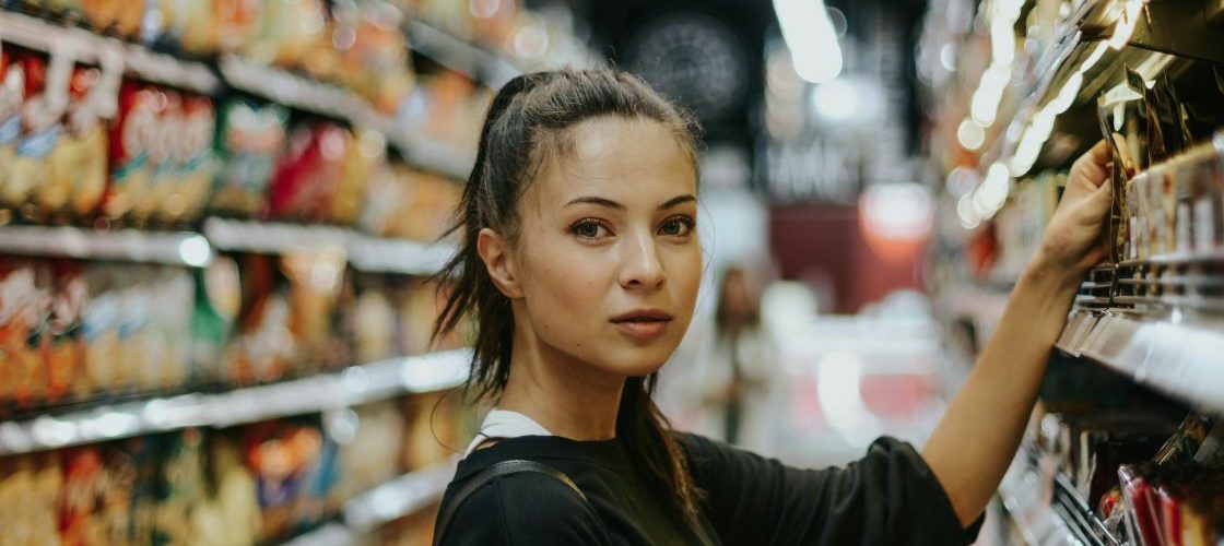 Woman merchandiser